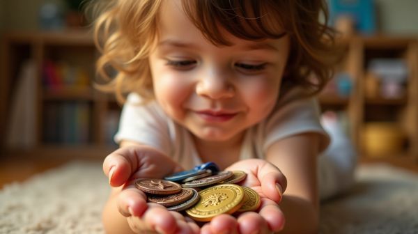Des médailles enfant uniques pour célébrer chaque moment